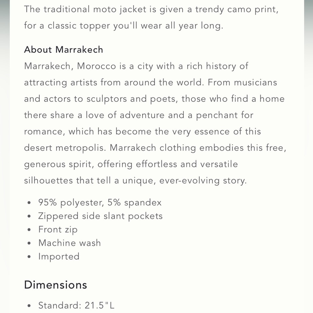Anthropologie Marrakech Camo Jacket - Picture 9 of 9